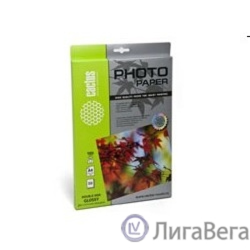 Cactus CS-GA418050DS Фотобумага двухсторонняя,А4, 180 г/м2, 50 листов