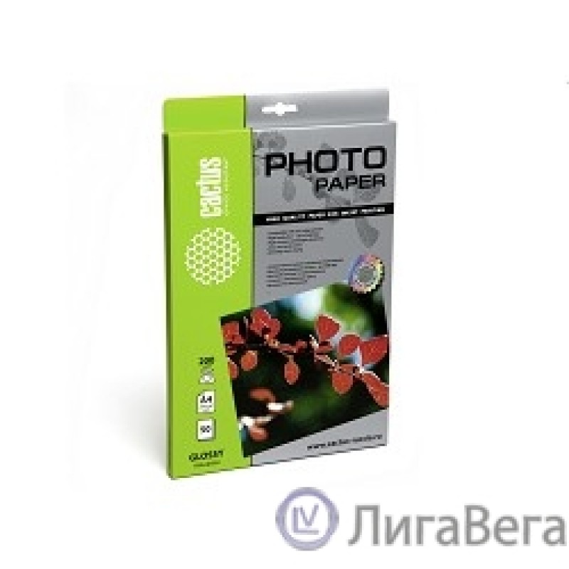 CACTUS CS-GA420050 Фотобумага глянцевая, А4, 200 г/м2, 50 листов CACTUS CS-GA420050 Фотобумага глянцевая, А4, 200 г/м2, 50 листов