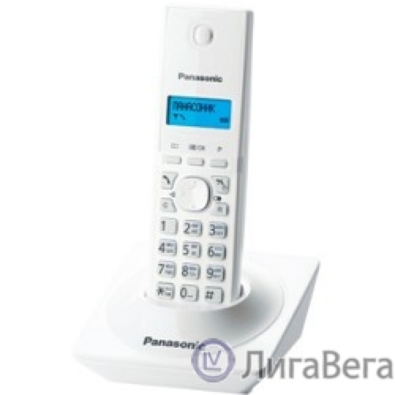Panasonic KX-TG1711RUW (белый) {АОН, Caller ID,12 мелодий звонка,подсветка дисплея,поиск трубки} Panasonic KX-TG1711RUW (белый) {АОН, Caller ID,12 мелодий звонка,подсветка дисплея,поиск трубки}