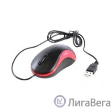 Oklick 115S for Notebooks Black/Red Optical 1000DPI USB [711637]