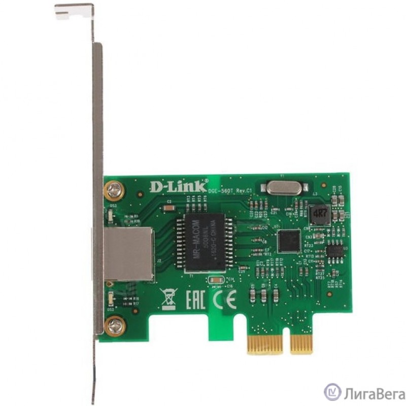D-Link DGE-560T/D1A Сетевой PCI Express адаптер с 1 портом 10/100/1000Base-T