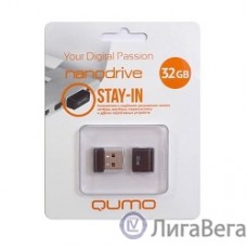 USB 2.0 QUMO 32GB NANO [QM32GUD-NANO-B] Black