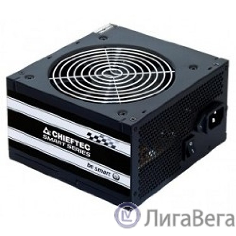 Chieftec 600W RTL [GPS-600A8] {ATX-12V V.2.3 PSU with 12 cm fan, Active PFC, fficiency >80% with power cord 230V only}