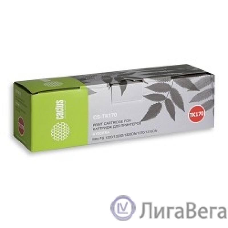 CACTUS TK-170 Тонер-картридж (CS-TK170) для принтера Kyocera Mita FS 1320/1320d/1320dn/1370/1370dn, черный, 7200 стр. (туба, 260 г.) CACTUS TK-170 Тонер-картридж (CS-TK170) для принтера Kyocera Mita FS 1320/1320d/1320dn/1370/1370dn, черный, 7200 стр. (туба, 260 г.)