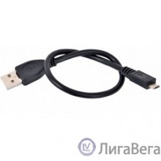 Gembird PRO CCP-mUSB2-AMBM-0,3m USB 2.0 кабель для соед. 0.3м  AM-microBM (5 pin)  экран, черный, пакет 