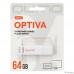 USB 2.0 QUMO 64GB Optiva 01 White [QM64GUD-OP1-white]