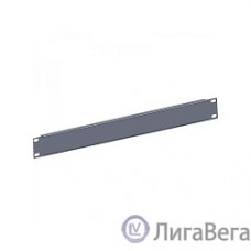 ЦМО Фальшпанель в шкаф 19″, 1U, черная (ФП-1-9005 )