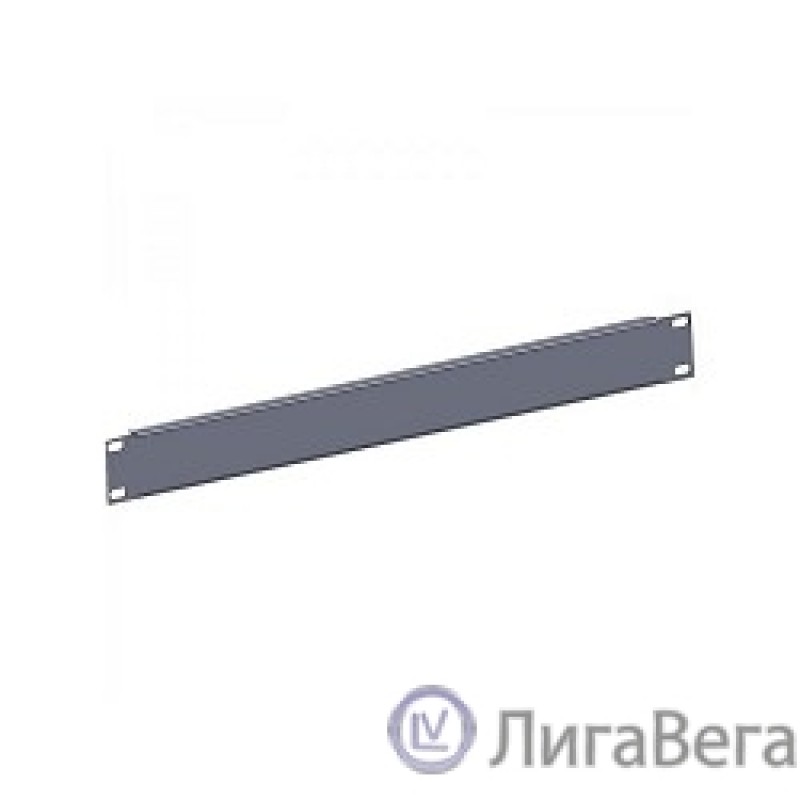 ЦМО Фальшпанель в шкаф 19″, 1U, черная (ФП-1-9005 )