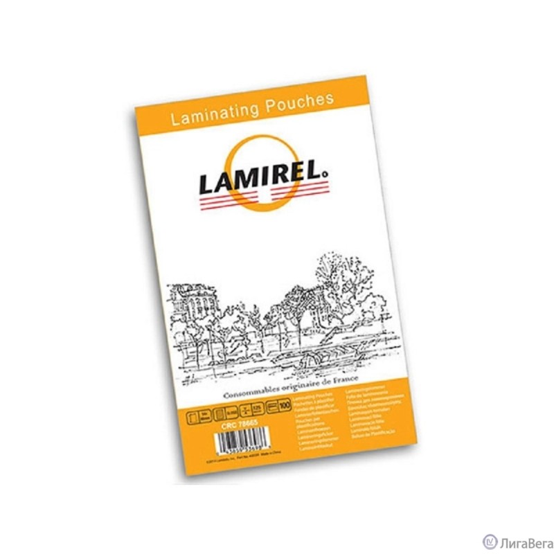Lamirel Пленка для ламинирования LA(CRC)-78767(01) (83х113мм, 125мкм, 100 шт.)