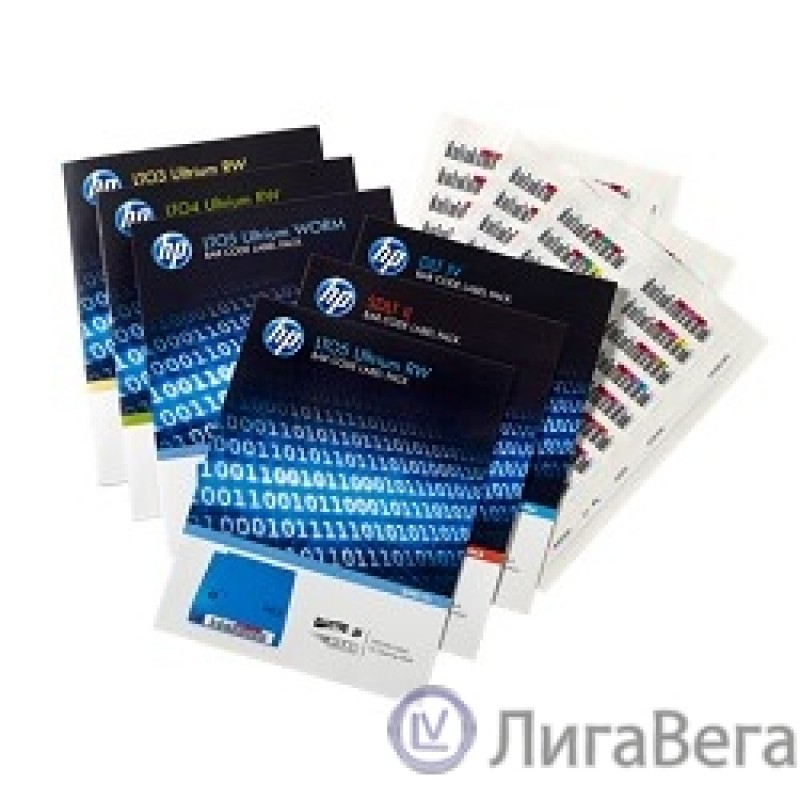 «Наклейка»  HPE Q2013A, LTO-6 Ultrium RW Bar Code Label Pack
