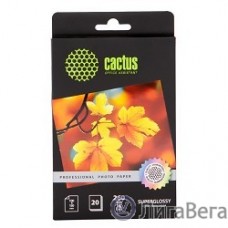 CACTUS CS-HGA626020 Фотобумага Professional, суперглянцевая, 10x15, 260 г/м2, 20 листов