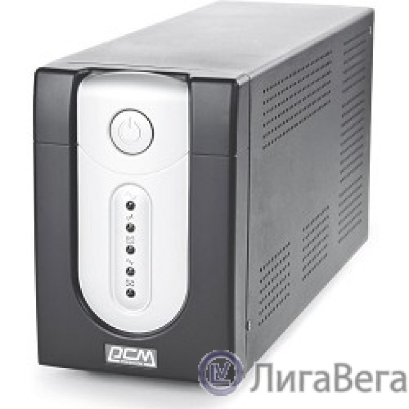 PowerCom Imperial IMP-1500AP ИБП {Line-Interactive, 1500VA / 900W, Tower, 6xIEC-320 С13: 4 с резервным питанием + 2 с фильтрацией, USB} (671479)