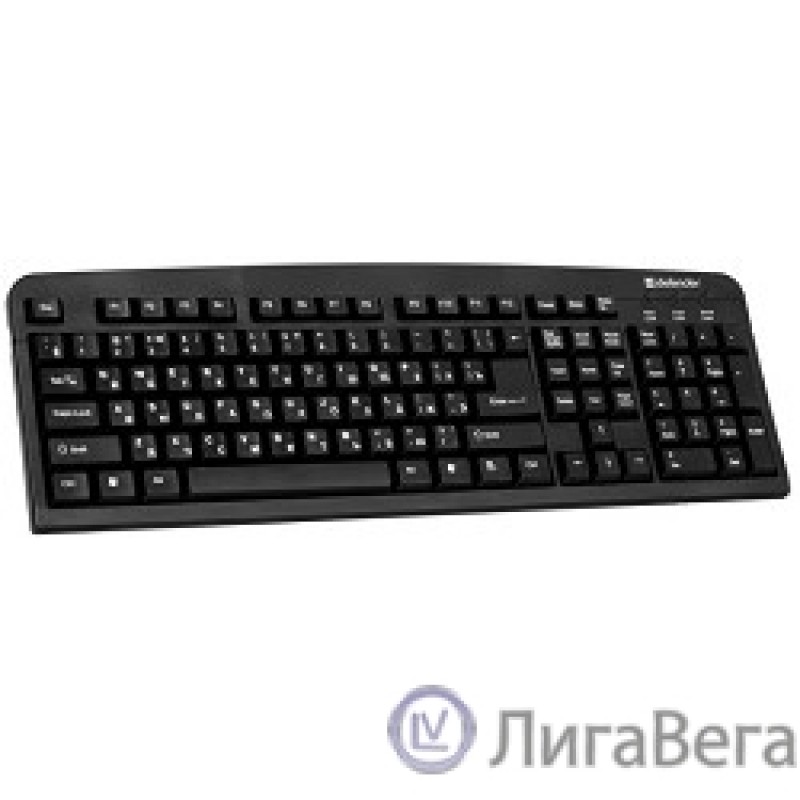 Defender Клавиатура  Element HB-520 Black USB [45522] {Проводная, 108кн.+ 3доп.}
