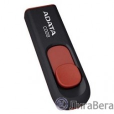 A-DATA Flash Drive 32Gb С008 AC008-32G-RKD {USB2.0, Black-Red}
