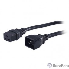 Hyperline PWC-IEC19-IEC20-3.0-BK Кабель питания IEC 320 C19 - IEC 320 C20 (3x1.5), 3 м