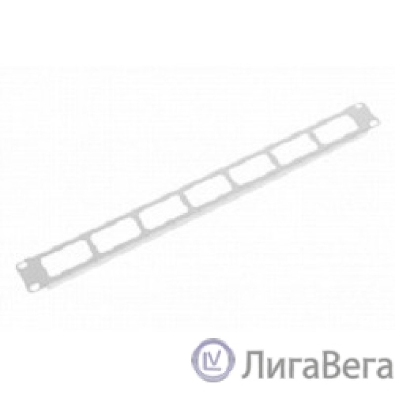 ЦМО Органайзер кабельный горизонтальный 19″ 1U с окнами для кабеля (ГКО-О-1)