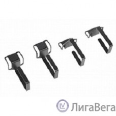 ЦМО Органайзер кабельный одинарный изогнутый, цвет черный (СБ-Б-9005)