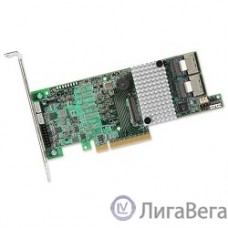 LSI (LSI00330) Контроллер LSI Logic MegaRAID SAS 9271-8i SGL 1GB DDRIII PCI-E, 8-port 6Gb/s, SAS/SATA RAID Adapter RTL