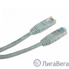 Cablexpert Патч-корд UTP PP12-0.25M кат.5, 0.25м, литой, многожильный (серый)