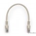 Cablexpert Патч-корд UTP PP12-0.25M кат.5, 0.25м, литой, многожильный (серый)