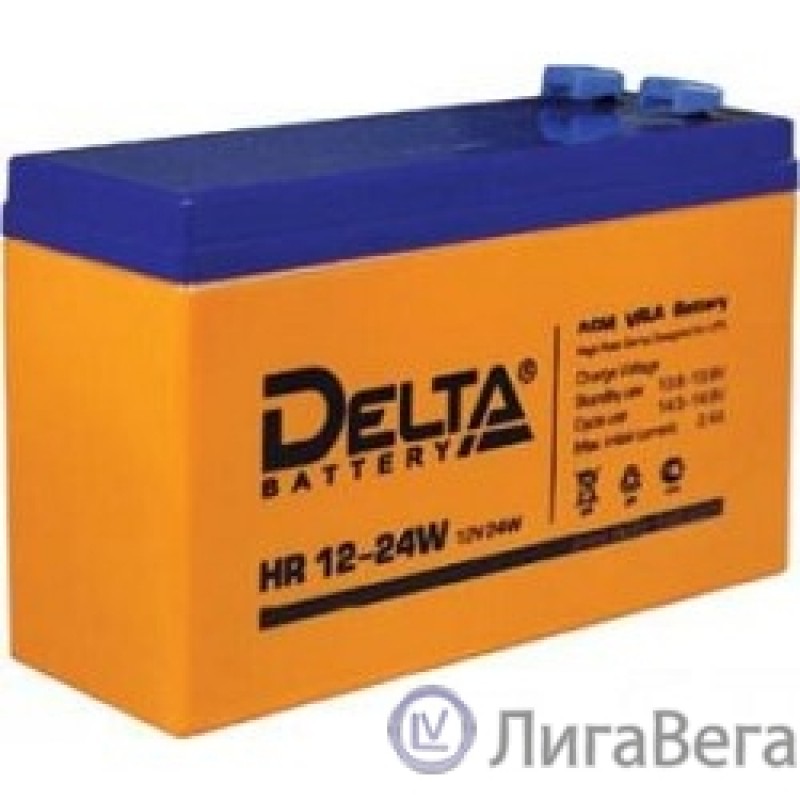 Delta HR 12-24 W (6 А\ч, 12В) свинцово- кислотный  аккумулятор  