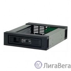 Procase L3-101-SATA3-BK  {Hot-swap корзина 1 SATA3/SAS 6Gb, черный, с замком, hotswap aluminium mobie rack module (1x5,25) 1xFAN 40x15mm}