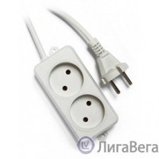 Гарнизон Сетевой фильтр EL-NL2-W-2, 2 розетки, допустимый ток 10А, длина 2м.