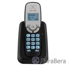 TEXET TX-D6905A  черный (громкая связь,телефонная книга на 50 имен и номеров, определитель номера, будильник)