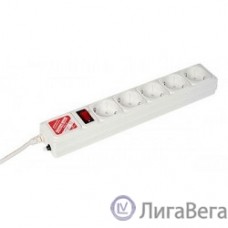 PowerCube Сетевой фильтр 1.9м 5 розеток (SPG-B-6-WHITE), белый