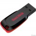 SanDisk USB Drive 64Gb Cruzer Blade SDCZ50-064G-B35 {USB2.0, Black-Red}  