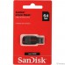 SanDisk USB Drive 64Gb Cruzer Blade SDCZ50-064G-B35 {USB2.0, Black-Red}  