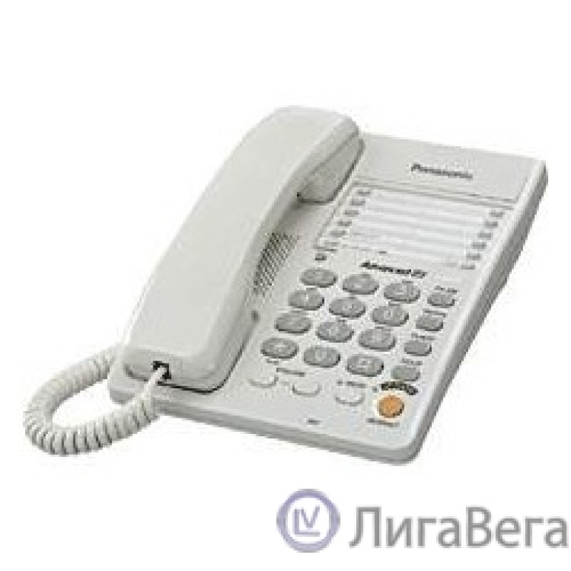 Panasonic KX-TS2363RUW (белый) {однокноп.набор 20 ном., спикерфон, автодозвон}