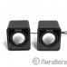 Dialog Colibri AC-02UP BLACK {акустические колонки 2.0, 5W RMS, питание от USB}