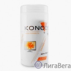 Konoos KBF-100 Салфетки для ЖК-экранов в банке, 100 шт.