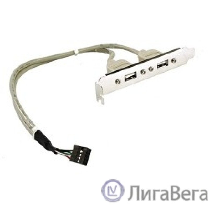 Espada Планка в корпус USB2.0 -2 порта, (EBRCT-2PrtUSB2)