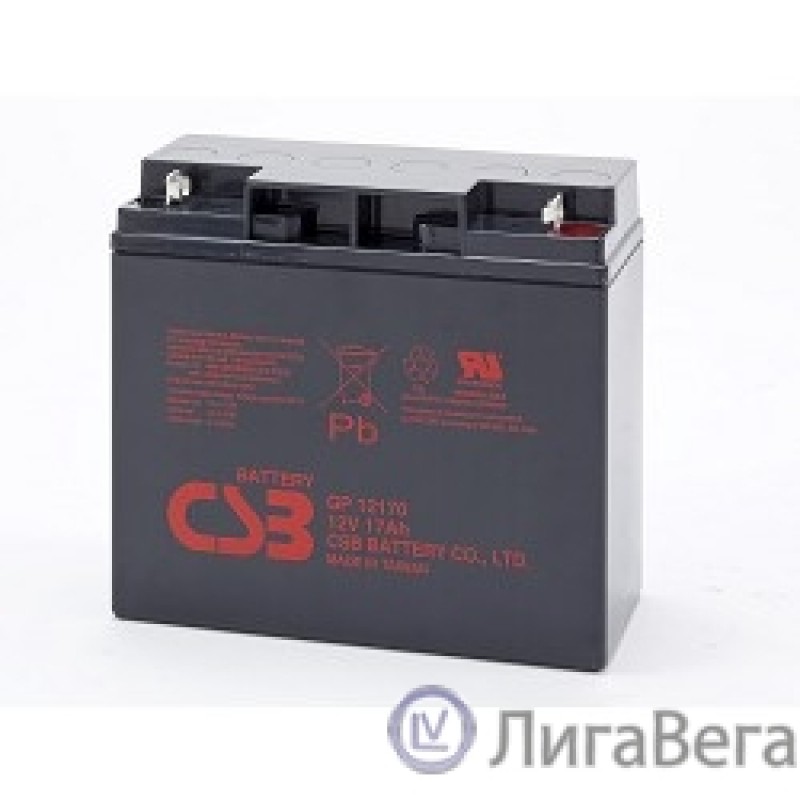 CSB Батарея GP12170 (12V 17Ah) B3 (под болт М5 с гайкой) CSB Батарея GP12170 (12V 17Ah) B3 (под болт М5 с гайкой)