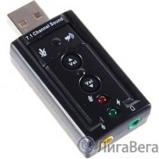 C-media ASIA USB 8C V & V Звуковая карта USB TRUA71 (C-Media CM108) 2.0 channel out 44-48KHz volume control (7.1 virtual channel) RTL [849412 USB CM108 7.1 virtual]