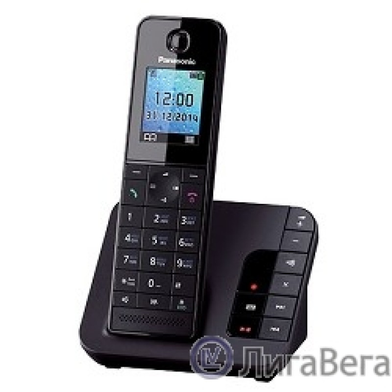 Panasonic KX-TGH220RUB  (черный) {АОН, Caller ID, ″Радионяня″}