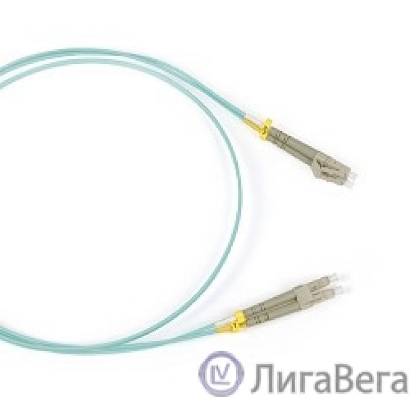Hyperline FC-503-LC-LC-10G-2M (FC-D2-503-LC/PR-LC/PR-H-2M-LSZH-AQ) Патч-корд волоконно-оптический (шнур) MM 50/­125(OM3), LC-LC, duplex, LSZH, 2 м