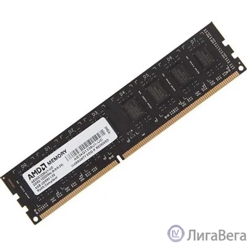 AMD DDR3 DIMM 4GB (PC3-10600) 1333MHz R334G1339U1S-UO OEM 