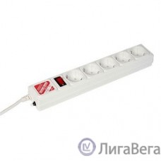 PowerCube Сетевой фильтр 5.0м 5 розеток (SPG-B-15-WHITE), белый