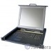 ProCase E1716 Консоль однорельсовая , КВМ 16 порт, LCD 17'', single rail console KVM 16 port, LCD D-Sub, USB, разрешение 1280*1024, 16 кабелей