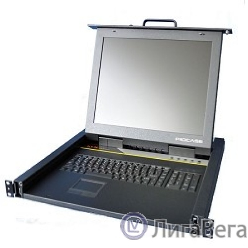 ProCase E1716 Консоль однорельсовая , КВМ 16 порт, LCD 17'', single rail console KVM 16 port, LCD D-Sub, USB, разрешение 1280*1024, 16 кабелей ProCase E1716 Консоль однорельсовая , КВМ 16 порт, LCD 17'', single rail console KVM 16 port, LCD D-Sub, USB, разрешение 1280*1024, 16 кабелей