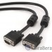 Gembird/Cablexpert CC-PPVGA-5M-B, Кабель VGA Premium , 15M/15M, 5.0м,черный,тройной экран, феррит.кольца 