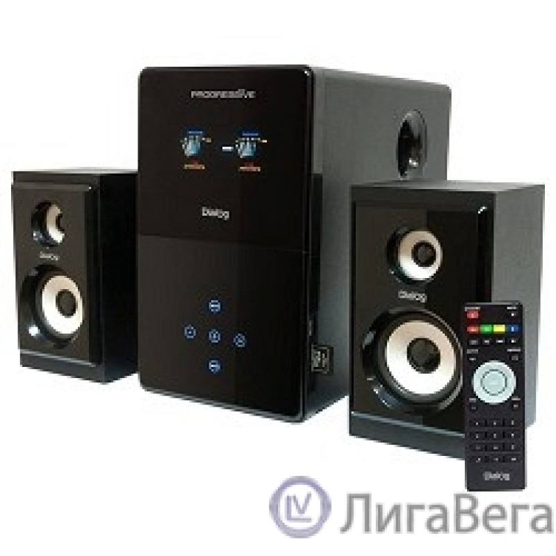 Dialog Progressive AP-220 BLACK {2.1, 30W+2*12W RMS, USB+SD reader} Dialog Progressive AP-220 BLACK {2.1, 30W+2*12W RMS, USB+SD reader}