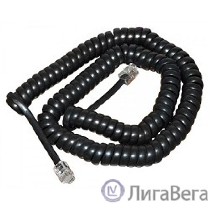 Rexant (18-2023) Шнур для телефонной трубки, витой RJ-10 (4P-4C), 2м, черный Rexant (18-2023) Шнур для телефонной трубки, витой RJ-10 (4P-4C), 2м, черный