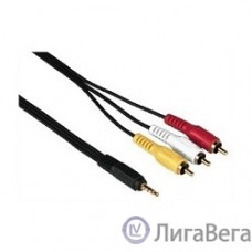 Telecom Кабель соединительный (TAV4545-2) 3.5 Jack (M)/3 RCA (M) [6926123462287]