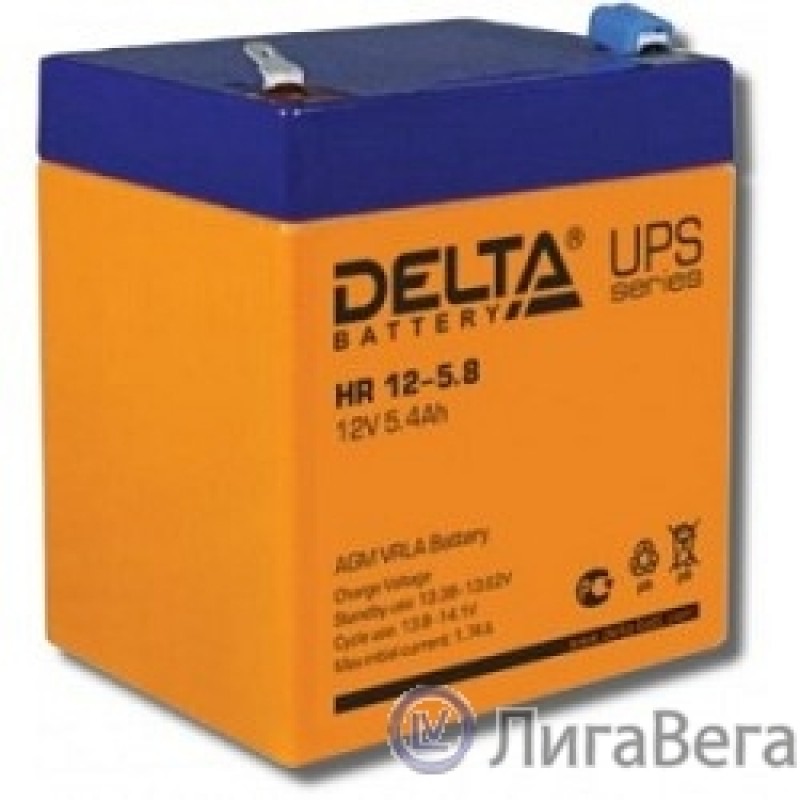 Delta HR 12-5.8 (5.8 А\ч, 12В) свинцово- кислотный аккумулятор  
