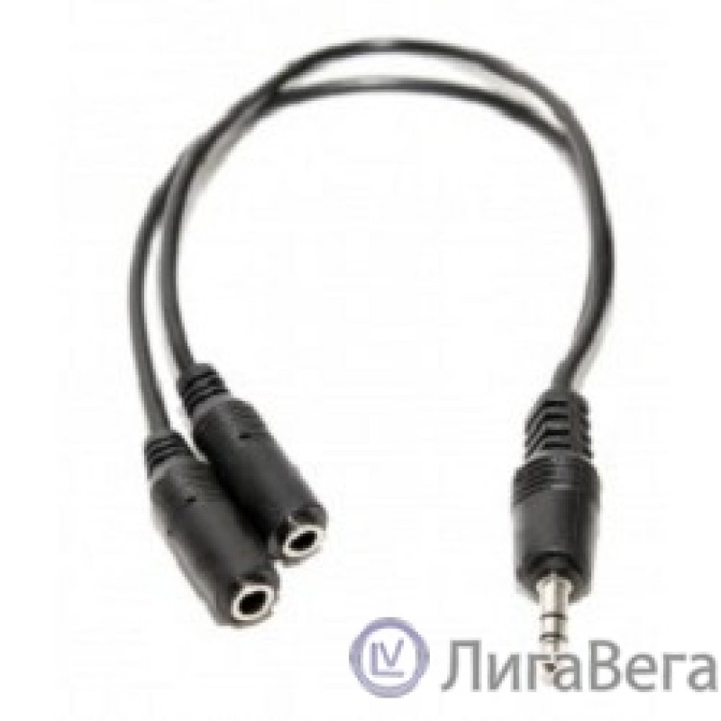 5bites AA-3MF2-02BK Кабель-5bites Адаптер  3.5 Jack/M - 2*3.5 Jack/F 5bites AA-3MF2-02BK Кабель-5bites Адаптер  3.5 Jack/M - 2*3.5 Jack/F