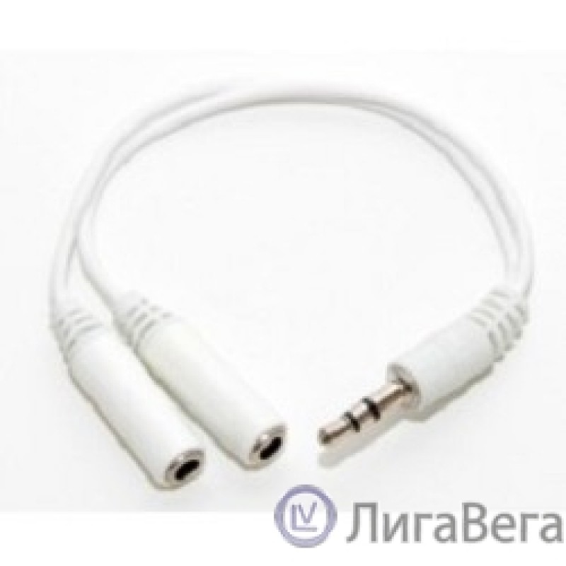 5bites AA-3MF2-02WH Кабель-5bites Адаптер  3.5 Jack/M - 2*3.5 Jack/F 5bites AA-3MF2-02WH Кабель-5bites Адаптер  3.5 Jack/M - 2*3.5 Jack/F